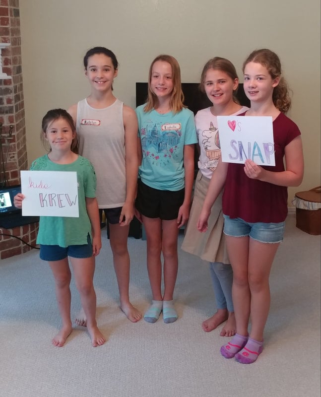 Kids Krew's first group, 2013.