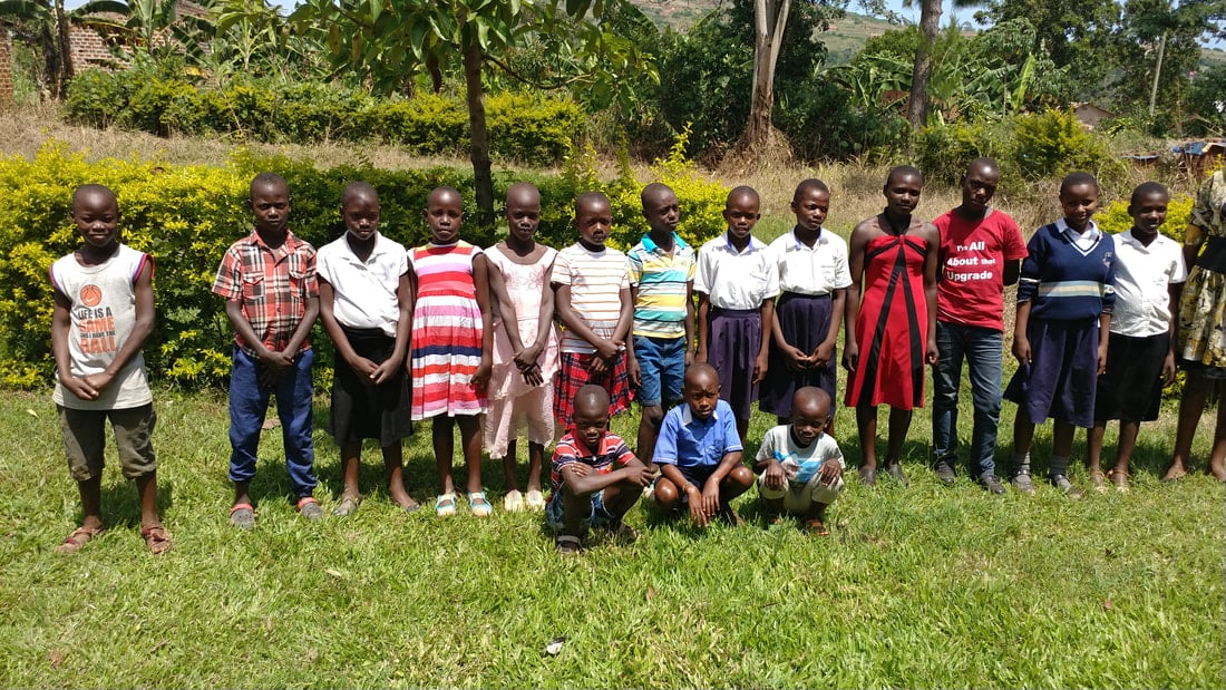 Sponsored children at SNAP, 2014.