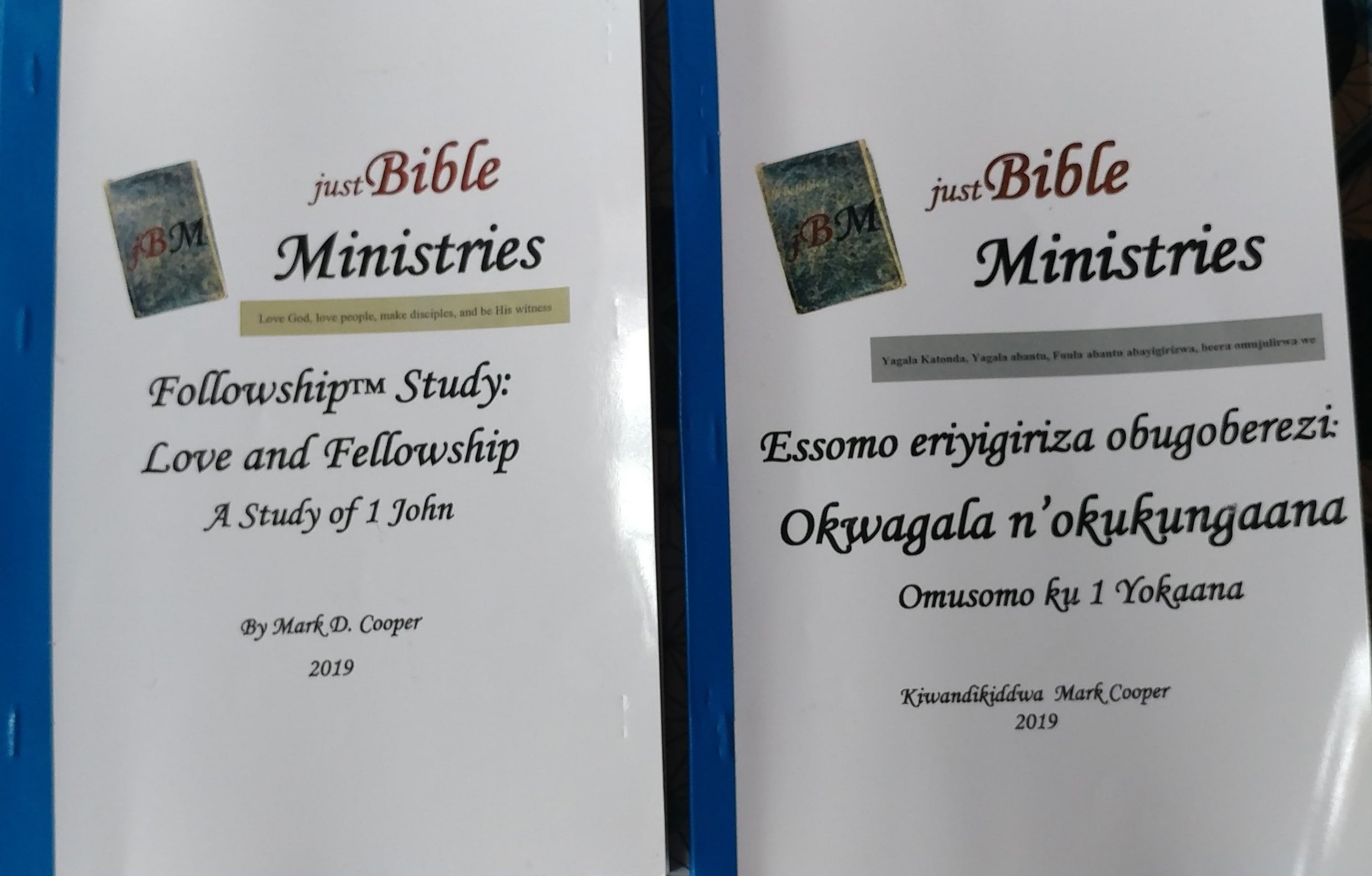 Workbooks in two languages, 2019.