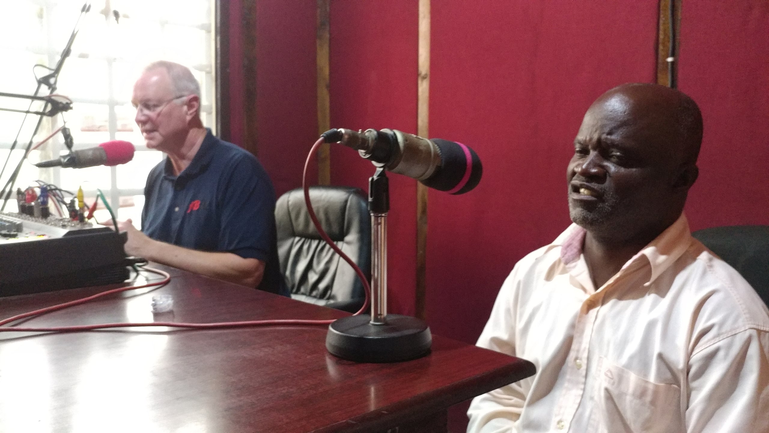 A radio broadcast, 2019.