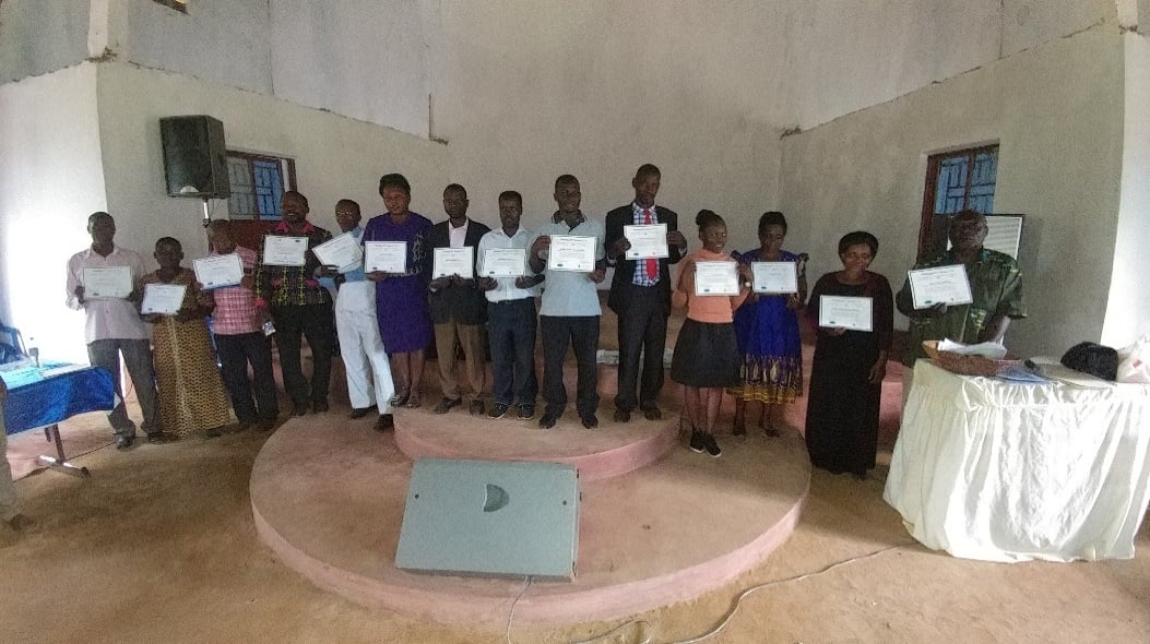 Certificates on the Zion stage, 2019.