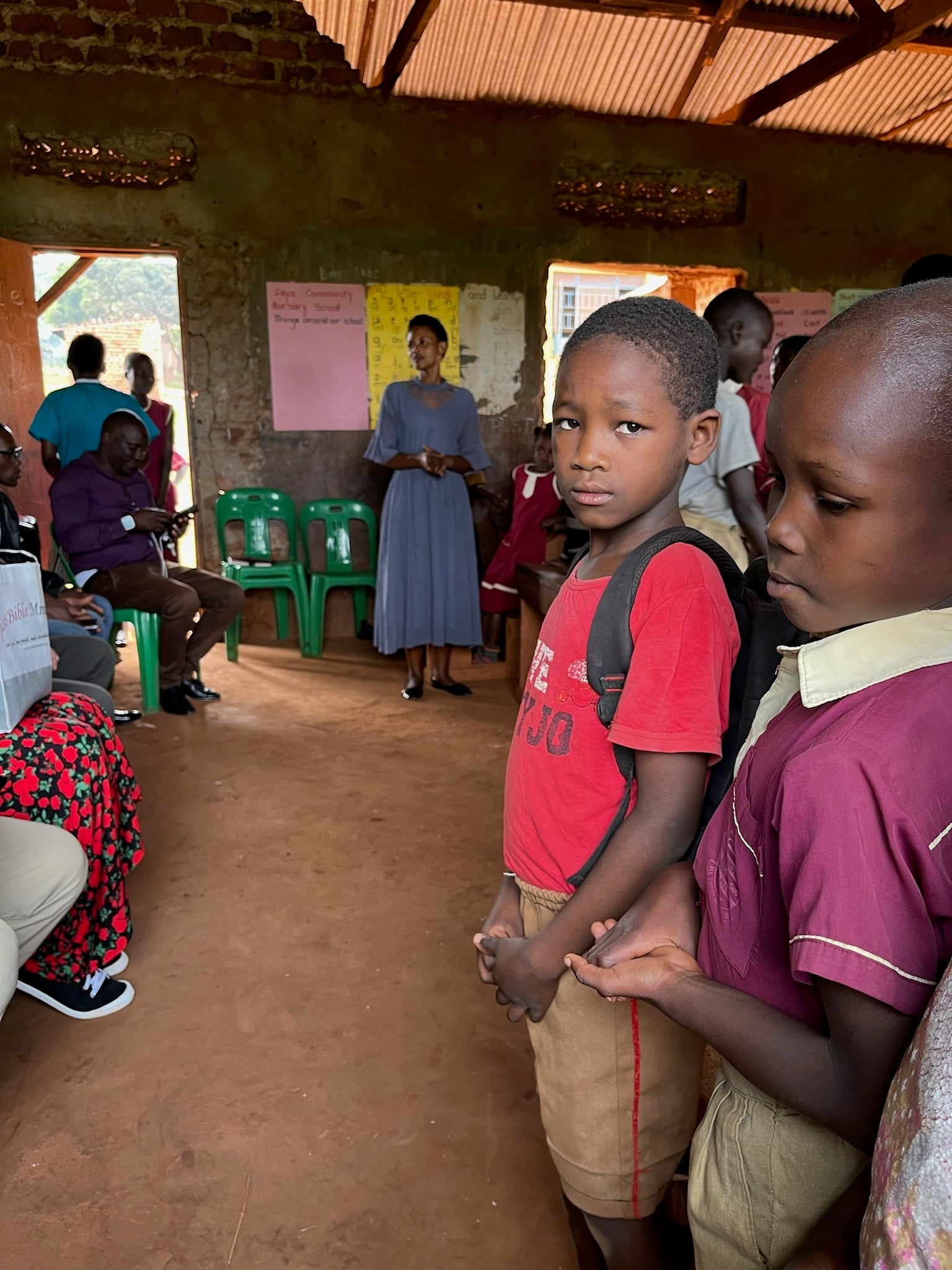 Boys in class at Seya Light, 2024.