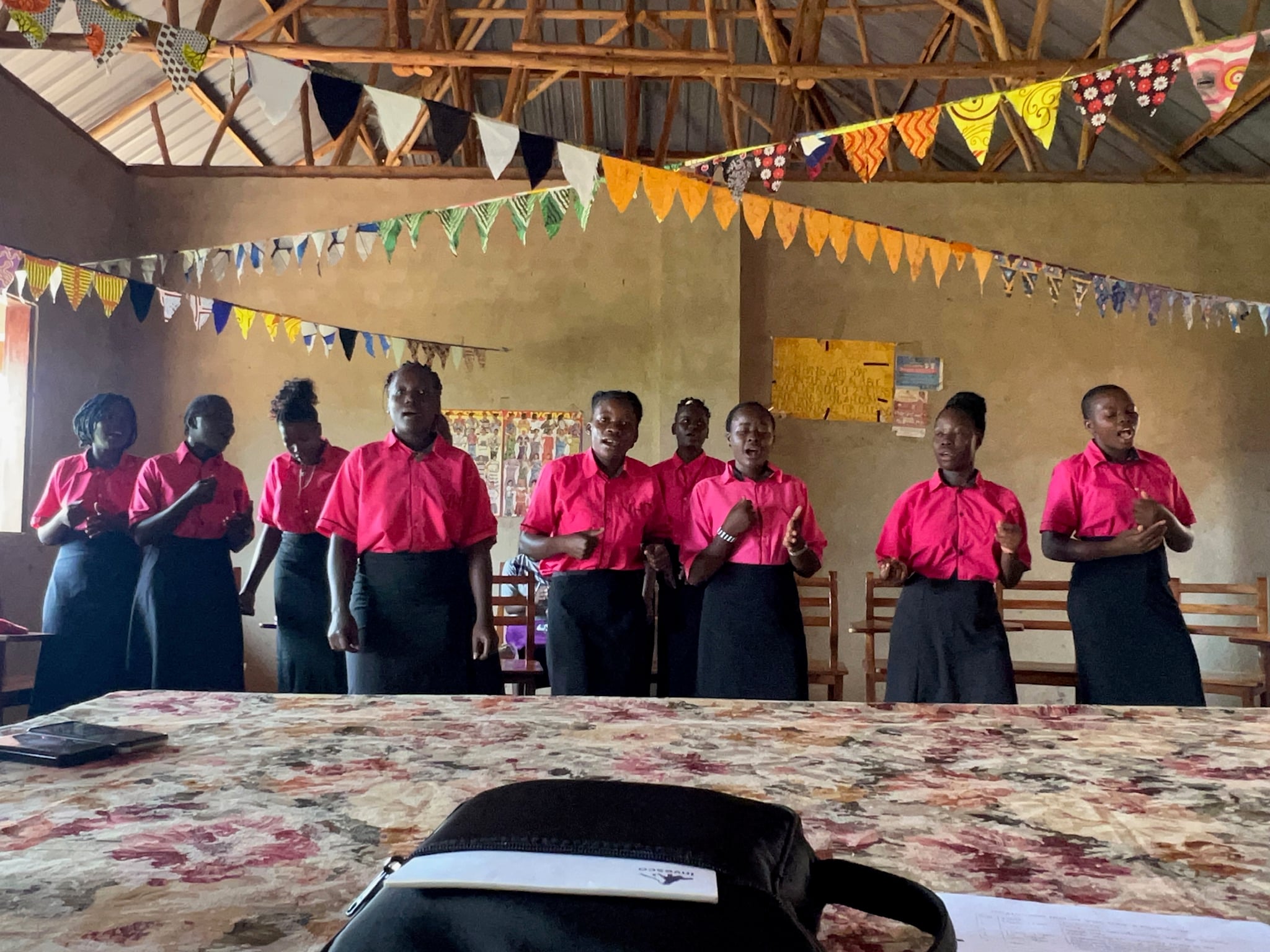 Volunteer Heart girls singing, 2024.