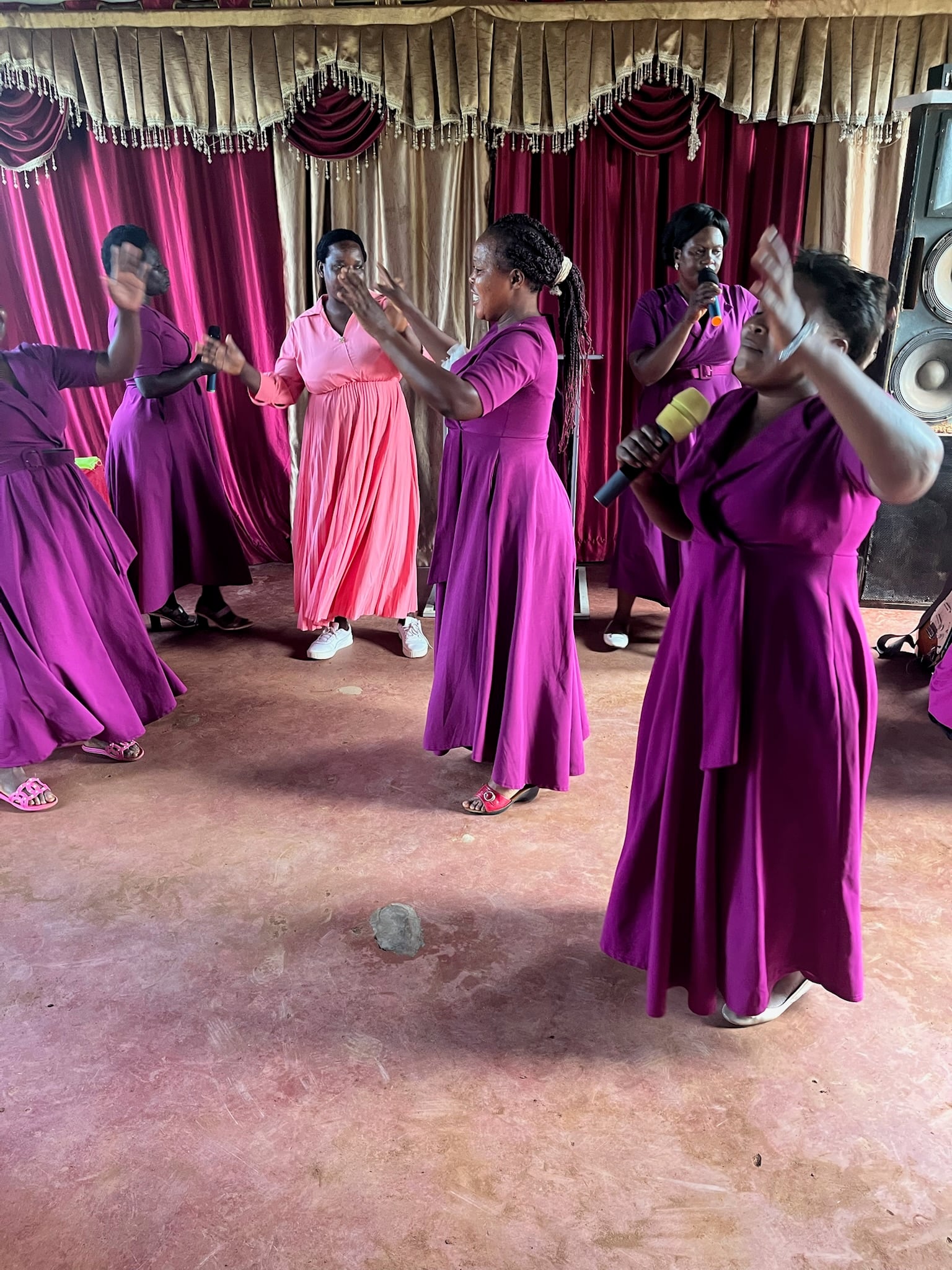 Women's choir in purple, 2025.